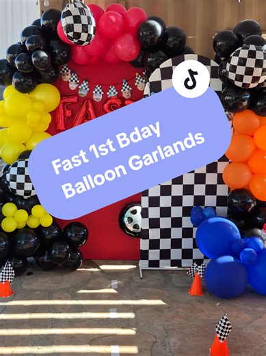Fueled by love, balloons, and a whole lot of vroom vroom 🏁🎈 One year old and already stealing hearts at full speed! #OneDerfulYear #RaceCarParty #BalloonGarlandGoals #FastOneFun #BirthdayVibes