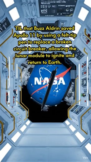 Pen Saves Apollo 11 🚀 #funfacts #space #history