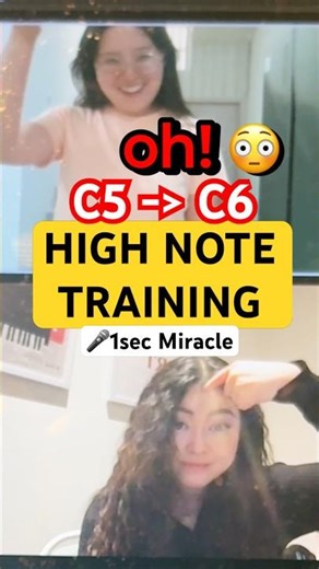 C6 High note training 🎤🔥