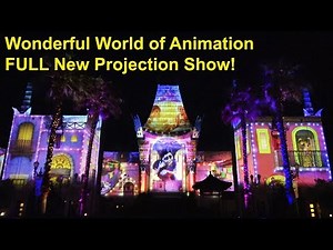 Wonderful World of Animation FULL New Projection Show at Disney's Hollywood Studios - Disney World