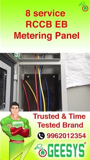 Powering 8 Units Safely - RCCB Protected Panel | GEESYS Technologies