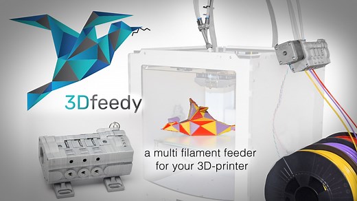 3Dfeedy - Multi Filament Feeder - 3D Printer Add-on