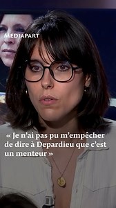 Procès Depardieu 🔴 | « Je n’ai pas pu m’empêcher de le regarder dans les yeux et lui dire que c’est un menteur » Le parquet de Paris a requis dix-huit mois de prison avec sursis contre Gérard Depardieu dans l’affaire du film « Les Volets verts ». Dans cette émission spéciale, Mediapart donne la parole à neuf femmes réunies sur notre plateau et deux autres que nous avons rencontrées chez elles. Certaines témoignent pour la première fois en leur nom et à visage découvert. Lucile Leidier avait por