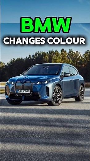 BMW Made a Car That Changes Colour.