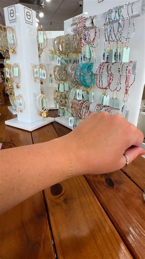 Create a new eNewton stack at Yates & Hagan! Using the new Hematite collection with classic gold! #yatesandhagan #shopyatesandhagan #goldfilled #bracelet #braceletstacks #enewton #hematite #lakelandflorida #lakelandfl | Yates & Hagan