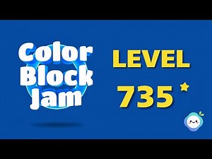 color block jam level 735｜色彩解壓方塊遊戲｜一起來動動腦！【章魚Game館】