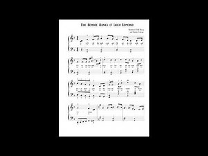 The Bonnie Banks o' Loch Lomond, in 3 keys, arranged for intermediate piano by Dennis Frayne