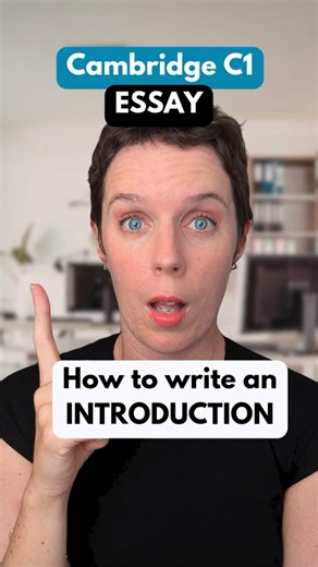 Cambridge C1 Essay Introduction #c1advanced #cambridgeadvanced #cambridgeenglish #c1english #ingles