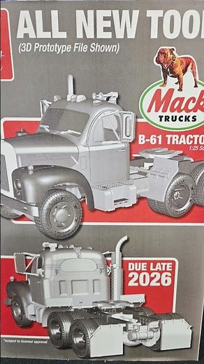 AMT. MACK TRUCK B-61 New tool. Due late 2026.