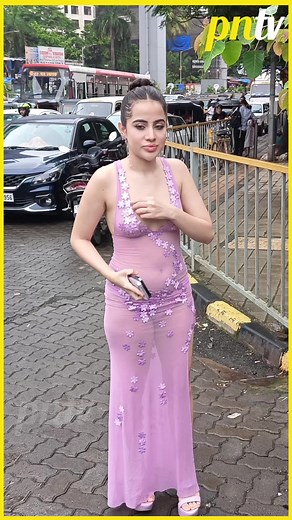 1.5M views · 10K reactions | Urfi Javed Looking Pretty In Pink Transparent Dress #urfijaved #entertainment #bollywood | pressnews tv | Facebook