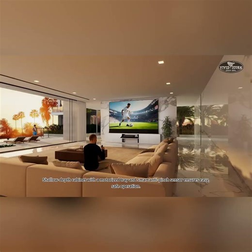 Luxury Meets Tech: The Best Stealth #HomeTheater for Modern Villas | #VIVIDSTORM VIENNA Cinema Setup