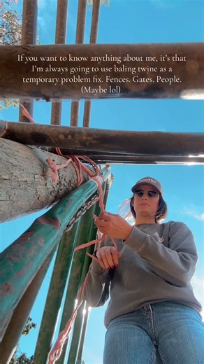 How to use baking twine #homesteadhumor #balingtwine