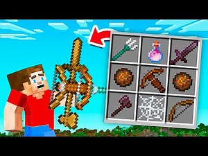 Play Minecraft with THE MOST POWERFUL WEAPON!