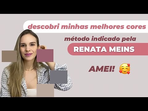 Descubra sua paleta de cores - método Renata Meins (David Zyla)