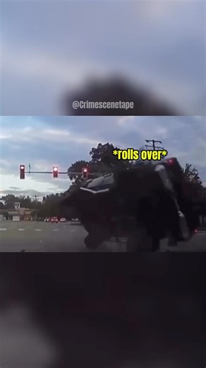 Police vs. Truck Rollover 🚔💥#shorts #police #fyp