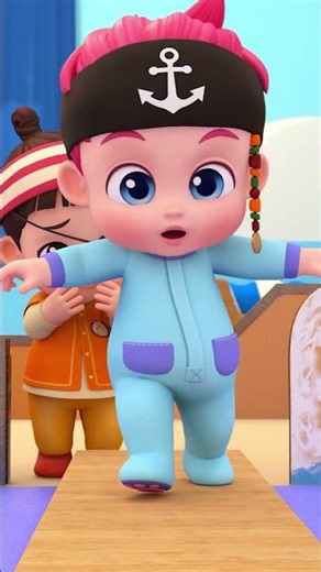 🏴‍☠️ What Will We Do with Captain Brody? #bebefinn #shorts #kidssong