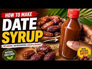 How to make dates syrup at home | healthy natural sweetener