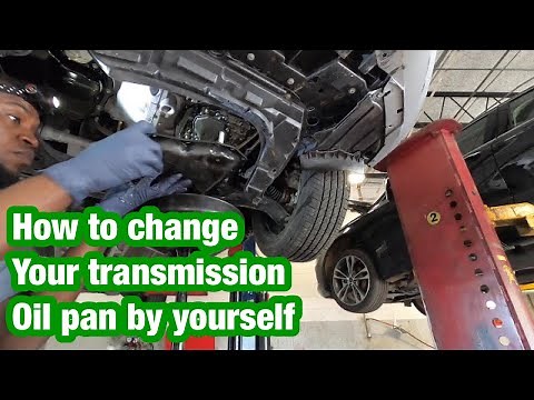 Replacing transmission oil pan on a Nissan Sentra