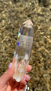 409K views · 17K reactions | The legendary McEarl Mine in 1987 produced arguably the finest Quartz crystals ever found and this crystal is a great example from that famous find. It glistens over a glacial lake in Yosemite, refracting rainbows through its impeccable clarity. This piece is completely unpolished with fine striations and crisp natural geometry, a true treasure of the earth. ✨ | Rocks for the Spirit | Facebook