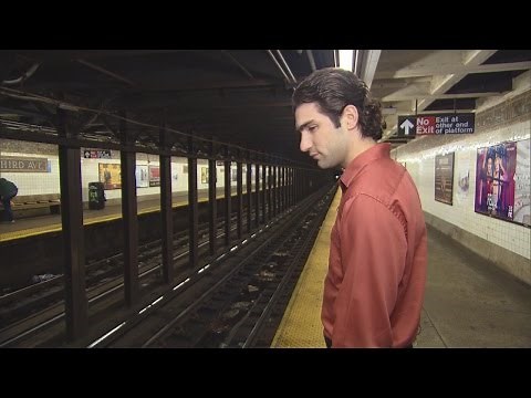Watch Hero Save Stranger Lying On Subway Tracks Moment Before Train Comes