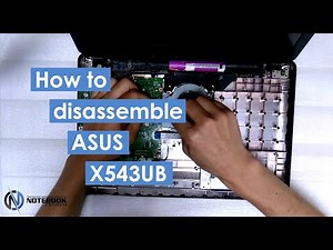 ASUS X543UB - Disassembly and cleaning