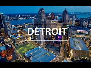 Downtown Detroit: Aerial Views and City Life #detroit #motorcity #motown