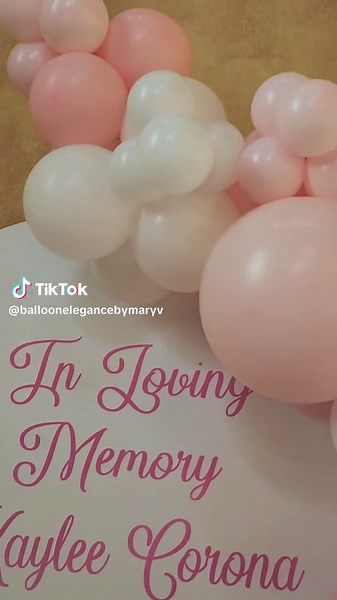 Beautiful Balloon Displays for Funeral Honors