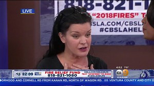 5K views · 31 reactions | Pauley Perrette drops by CBSLA to help answer phones for our Fire Relief Fund, which benefits SoCal fire victims. Donate by calling (818) 821-1080, texting "2018fires" to 41444 or clicking here: cbsla.com/cbslahelps | CBS LA | Facebook