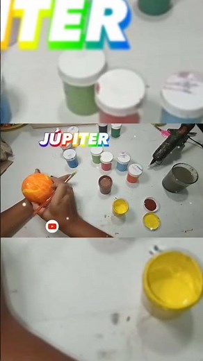PLANETA JUPITER PASO A PASO/ COMO HACER EL PLANETA JUPITER CON PINTURA