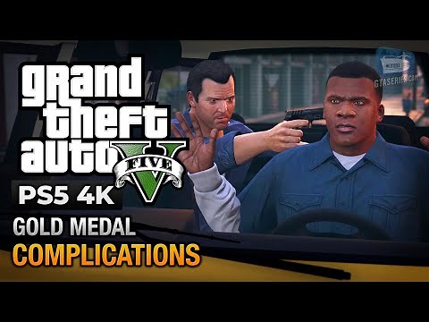 GTA 5 PS5 - Mission #4 - Complications [Gold Medal Guide - 4K 60fps]