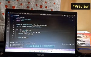 用Python实现屏幕自动旋转