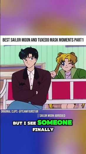 Sailor Moon and Tuxedo Mask | Sailor moon funny moments #shorts #sailormoon #classicanime #anime