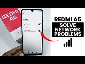 How to Solve Network Problem in Redmi A5 - Reset Network Settings