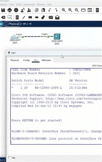 4.How to Take CLI of L2 and L3 Switch in CISCO Packet Tracer?