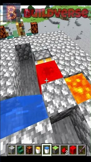 MINI Cobblestone Generator in Minecraft! ⚙️#CobblestoneGenerator #MinecraftBuild #MinecraftIdeas