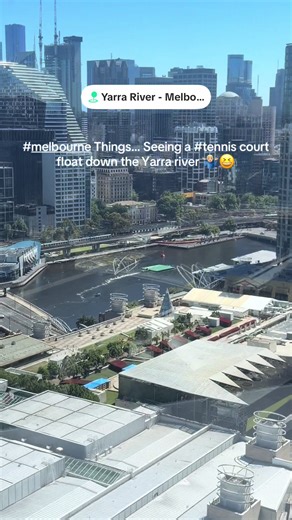 Exploring Floating Tennis Courts on Yarra River