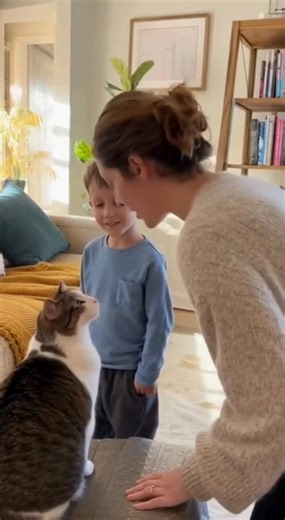 This hilarious moment was caught on camera! When the owner starts scolding their kid, the family cat jumps in — and actually argues back in meows, defending the child like a tiny furry lawyer! 🐾 The timing is perfect, the reactions are real, and the cat’s attitude is priceless. Cats really do run the house! 😹 👉 Don’t forget to Like, Share & Follow for more real funny cat moments caught on camera! #FunnyCat #CatArgues #ProtectiveCat #CatDefendsKid #CatVsOwner #CatComedy | The Animal Planetary