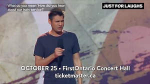 76 reactions · 6 comments | I'm returning to Canada with a brand new show! Join me on October 25 at FirstOntario Concert Hall for a night of unforgettable comedy. Get Tickets at ticketmaster.ca. Presented by Just For Laughs. | Just For Laughs | Facebook
