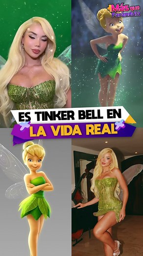Carolina Gómez es Tinker Bell en la vida real. | Más que Farándula