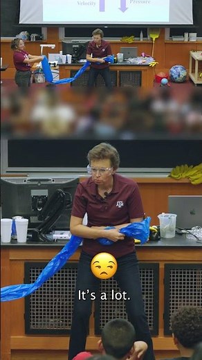 How to inflate a huge bag in one breath? Use physics! 🌬️