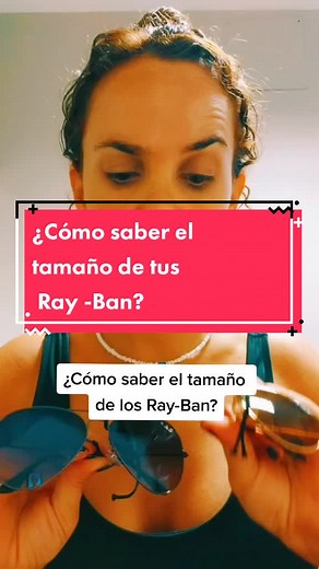 ¿Cómo saber el tamaño de los aviadores Ray-Ban?