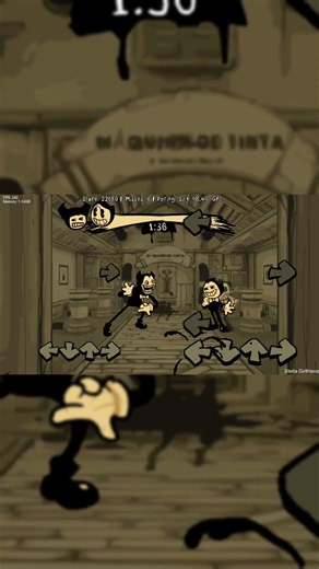 Ink Street - Friday Night Funkin - Song Oddly Oddity - #fridaynightfunkin #shorts #fnf #fnfmods