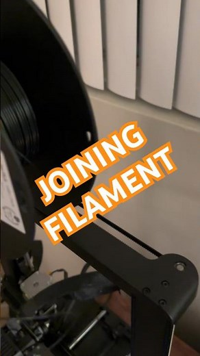 how i join FILAMENT together | 3D PRINTING. Dirty iron ik. #3dprinting #fypシ #3dprinter #3dprinter