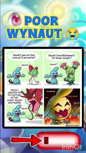 poor wynaut 😭 #pokemon #memes