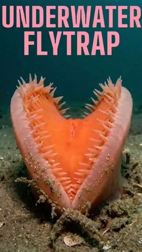 The Ocean Has a Venus Flytrap Too And It's Huge 🌺 #shorts