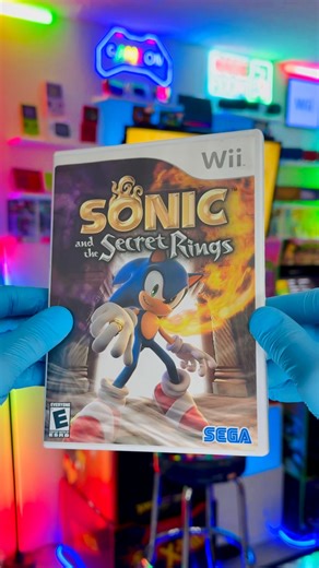 Sonic and the Secret Rings | February 20, 2007 | Nintendo Wii . . . #SonicAndTheSecretRings #Sonic #SonicSecretRings #SonicWii #SonicTheHedgeHog #SonicGames #Sega #Nintendo #NintendoWii #Wii #WiiGaming #WiiGameplay #WiiGames #NintendoWiiGaming #NintendoWiiGames #WiiCollector #WiiCollection #VintageGames #GameCollector #GameCollection #GameRoom #GamingRoom #GameRoomSetup #ChildhoodGames #90sKids #2000sKids | Next Level Collecting