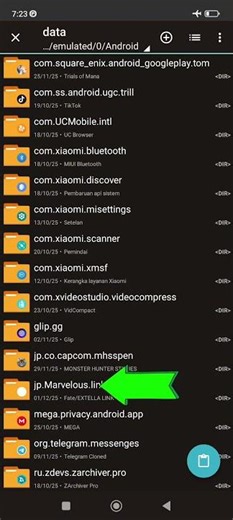 Cara install save data unlocked all skin/karakter fate extella link game android