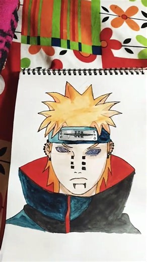 Like for pain and comment the next character#drawing #art #pain #naruto