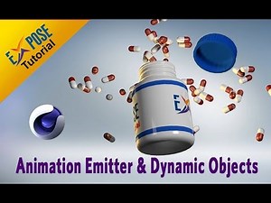 Cinema 4D Tutorial - Animation Dynamic and Emitter Objects