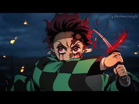 Tanjiro vs Daki Full Fight English Dub | Tanjiro Forgets to Breathe